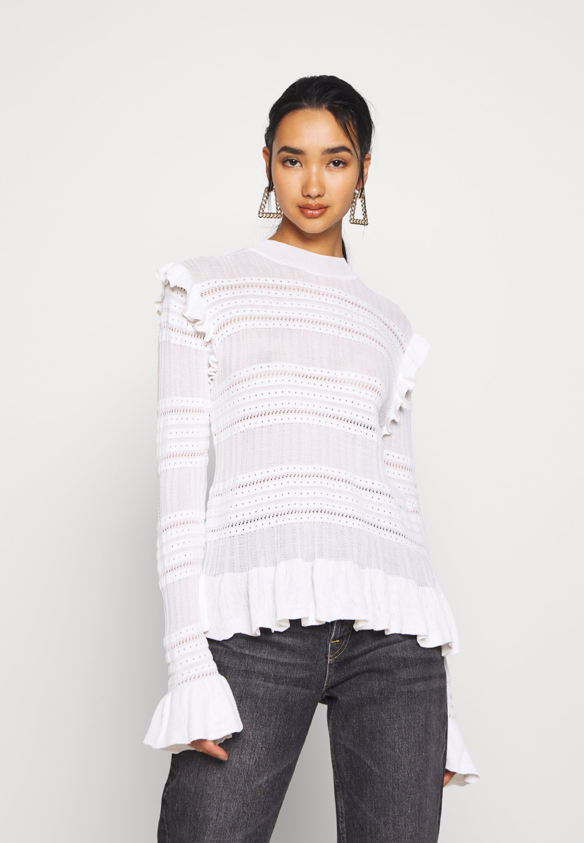 Pepe Jeans damsky smetanovy svetr Olivia Mode.cz